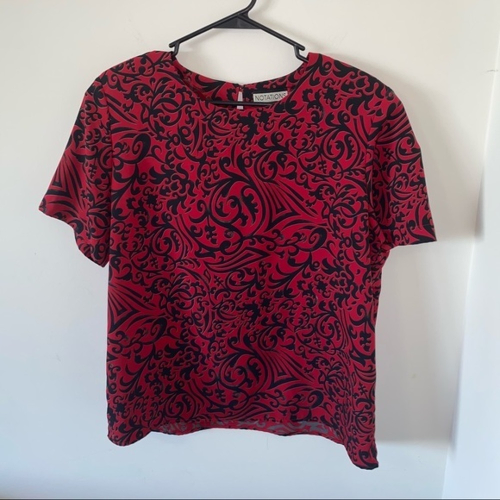 Notations Blouse *no size tag*